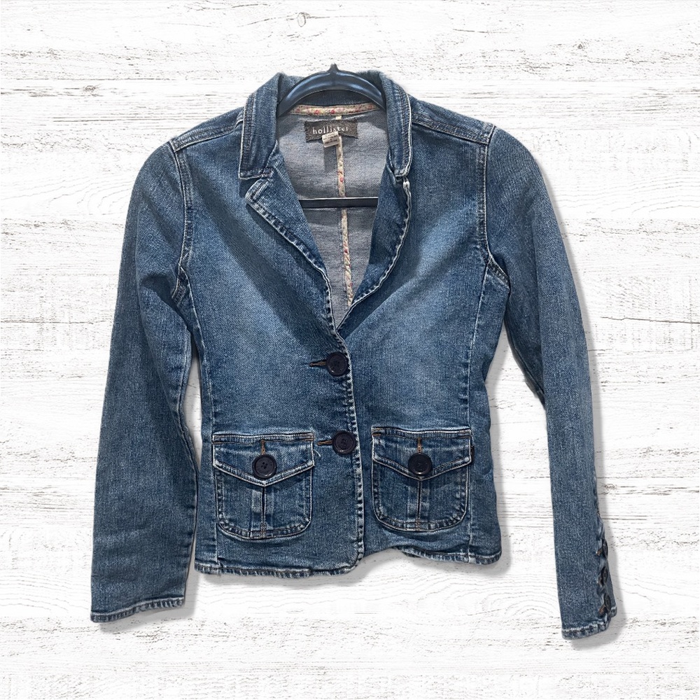 Hollister Blue Jean Jacket